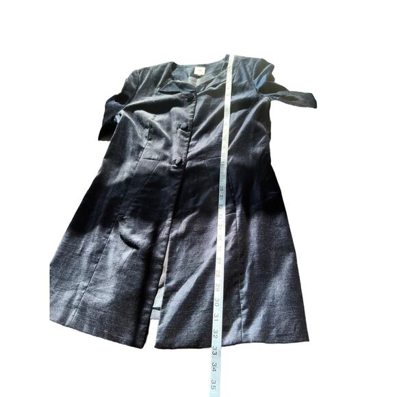 Cabi Navy Blue Velvet Peter Pan Dressy Entrance Coat Dinner Jacket Size Medium - Picture 11 of 11